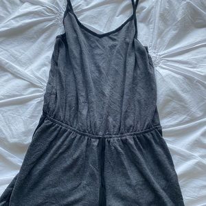 Gray romper